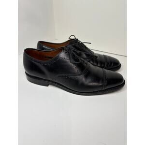 Allen Edmonds Black Leather Dress Shoes Men's Size 7.5